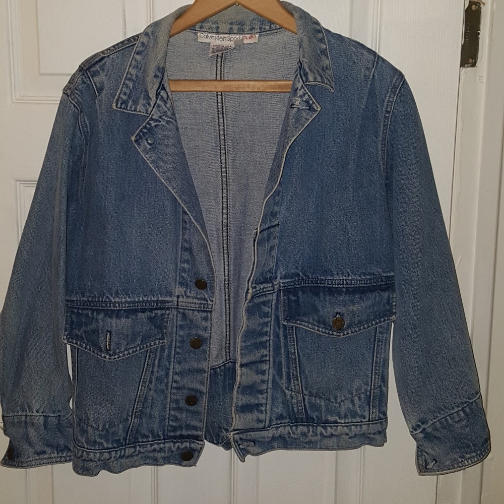 Calvin Klein Sport Petite Denim Jacket (P)